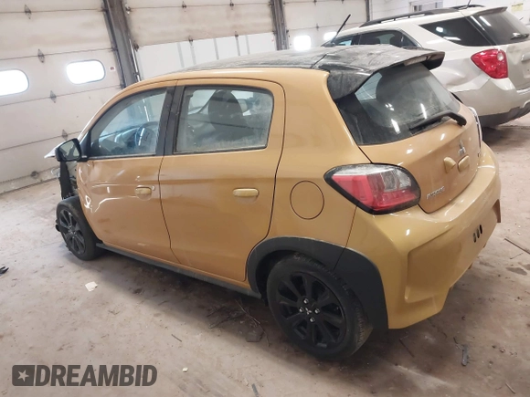 2023 Mitsubishi Mirage Black Edition with VIN ML32AWHJ0PH001038, listed as a IAAI auction lot 41363659 with 25,164 mi miles and . Bid and sale history available at DreamBid. Image 3.