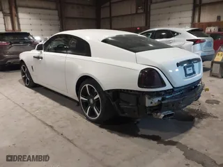 2014 Rolls-Royce Wraith with VIN SCA665C59EUX84389, listed as a IAAI auction lot 41413368 with 57,951 mi miles. Bid and sale history available at carsss.com. Image 3.