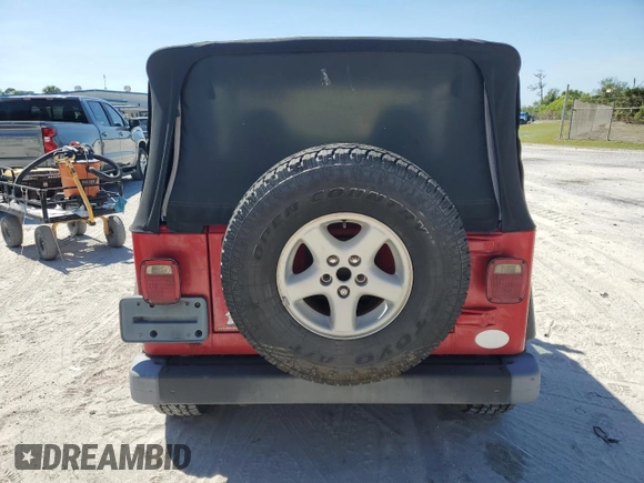 2002 Jeep Wrangler X with VIN 1J4FA39S22P746547, listed as a Copart auction lot 50022975 with 189,329 mi miles and Clean Title. Bid and sale history available at carsss.com. Image 6.