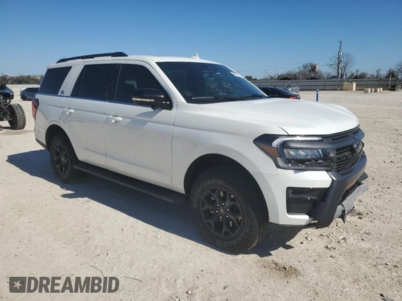 2024 Ford Expedition Timberline with VIN 1FMJU1RG3REA64205, listed as a Copart auction lot 46157185 with 5,999 mi miles and Salvage title. Bid and sale history available at DreamBid. Image 4.
