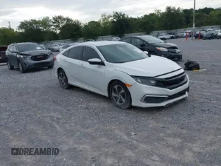 2020 Honda Civic LX с VIN 19XFC2F66LE016417, выставлен на аукционе IAAI как лот 42619168 с пробегом 57 981 миль миль и . История ставок и продаж доступна на DreamBid. Изображение 1.