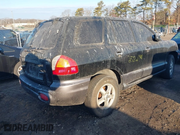 2004 Hyundai Santa Fe GLS with VIN KM8SC73E04U611897, listed as a IAAI auction lot 41648490 with Not provided miles and . Bid and sale history available at DreamBid. Image 4.