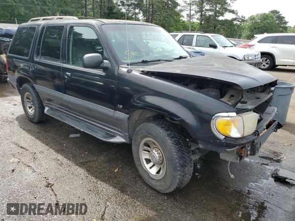 2000 Mercury Mountaineer with VIN 4M2DU66P2YUJ35413, listed as a Copart auction lot 52535624 with 343,752 mi miles and Salvage Title. Bid and sale history available at carsss.com. Image 4.