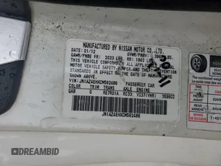 2012 Nissan 370Z z VIN JN1AZ4EHXCM562486, wystawiony jako Copart lot #44594005 z przebiegiem 79 150 mil mil oraz Szkoda całkowita • Salvage title. Historia ofert i sprzedaży dostępna na DreamBid. Obrazek 13.