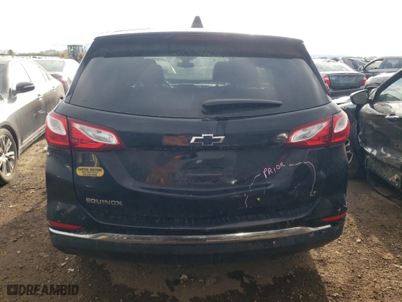 2020 Chevrolet Equinox LT with VIN 3GNAXJEV4LL318194, listed as a Copart auction lot 75473024 with 0 mi miles and Salvage Title. Bid and sale history available at carsss.com. Image 6.