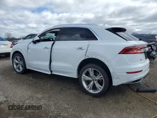 2022 Audi Q8 Premium Plus z VIN WA1BVBF19ND017136, wystawiony jako Copart lot #53187265 z przebiegiem 41 734 mil mil oraz Szkoda całkowita • Salvage title. Historia ofert i sprzedaży dostępna na DreamBid. Obrazek 2.