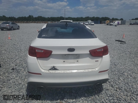 2015 Kia Optima LX with VIN KNAGM4A78F5645011, listed as a Copart auction lot 55041515 with 112,133 mi miles and Salvage Title. Bid and sale history available at DreamBid. Image 6.