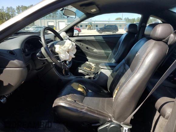 2002 Ford Mustang GT Deluxe with VIN 1FAFP42X82F110419, listed as a Copart auction lot 45711775 with 186,788 mi miles and Salvage Title. Bid and sale history available at carsss.com. Image 7.