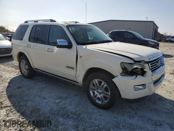 2007 Ford Explorer Limited with VIN 1FMEU65847UB60912, listed as a Copart auction lot 45400465 with 190,875 mi miles and Salvage title. Bid and sale history available at DreamBid. Image 4.