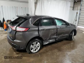 2015 Ford Edge SEL with VIN 2FMTK4J94FBB88522, listed as a Copart auction lot 51311955 with 0 mi miles and Salvage Title. Bid and sale history available at carsss.com. Image 3.