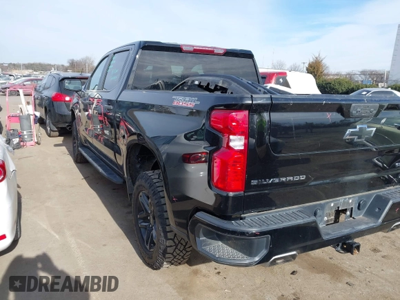 2022 Chevrolet Silverado 1500 Custom Trail Boss with VIN 3GCPDCED5NG547087, listed as a IAAI auction lot 41217879 with 164,539 mi miles and . Bid and sale history available at DreamBid. Image 3.