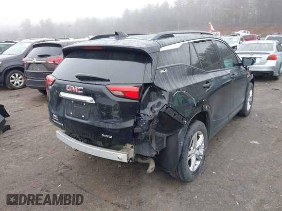 2020 GMC Terrain SLE with VIN 3GKALTEVXLL213521, listed as a IAAI auction lot 41889256 with 75,368 mi miles and . Bid and sale history available at DreamBid. Image 4.