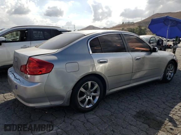 2005 Infiniti G35 with VIN JNKCV51E65M220201, listed as a Copart auction lot 78077374 with 170,754 mi miles and Salvage Title. Bid and sale history available at DreamBid. Image 3.