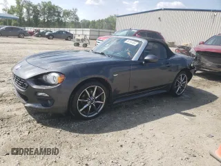2017 FIAT 124 Spider Elaborazione Abarth z VIN JC1NFAEK7H0105552, wystawiony jako Copart lot #56194464 z przebiegiem 64 001 mil mil oraz Szkody całkowita. Historia ofert i sprzedaży dostępna na DreamBid. Obrazek 1.