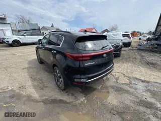 2020 Kia Sportage EX with VIN KNDPNCACXL7660326, listed as a Copart auction lot 54874135 with 222,224 mi miles and Salvage Title. Bid and sale history available at carsss.com. Image 3.