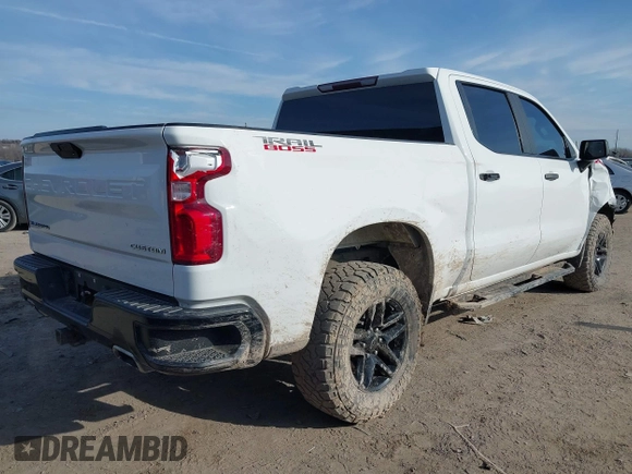 2021 Chevrolet Silverado 1500 Custom Trail Boss with VIN 1GCPYCEF6MZ240242, listed as a IAAI auction lot 41218492 with Not Provided miles and . Bid and sale history available at DreamBid. Image 4.