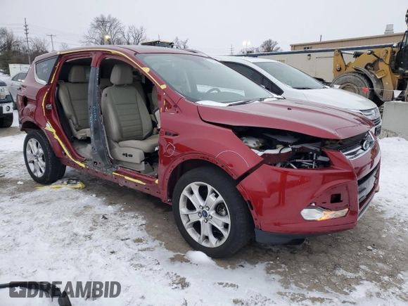 2016 Ford Escape Titanium with VIN 1FMCU9JXXGUA62330, listed as a Copart auction lot 45338705 with 65,722 mi miles and Salvage Title. Bid and sale history available at carsss.com. Image 4.