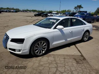 2013 Audi A8 3.0L with VIN WAUAGAFD1DN007447, listed as a Copart auction lot 54394825 with 128,729 mi miles and Clean title. Bid and sale history available at DreamBid. Image 1.
