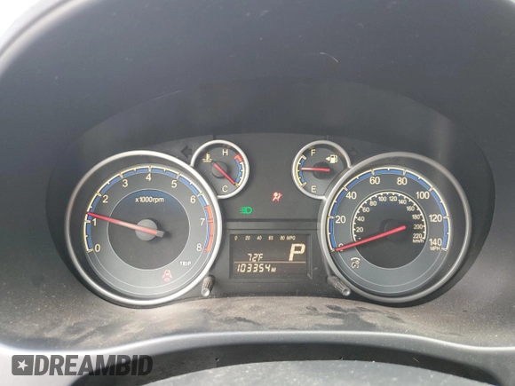 2012 Suzuki SX4 LE with VIN JS2YC5A39C6300577, listed as a Copart auction lot 86998944 with 103,354 mi miles and Non Repairable. Bid and sale history available at carsss.com. Image 9.