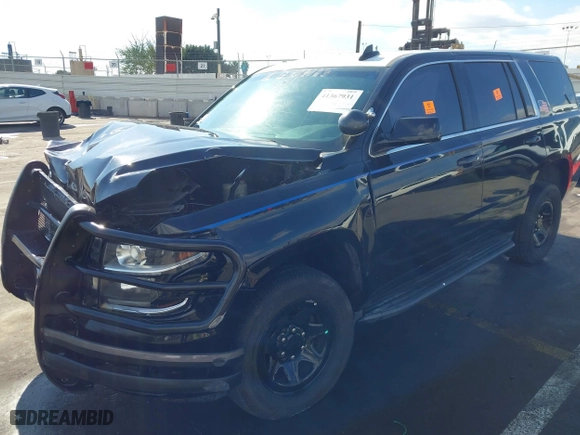 2018 Chevrolet Tahoe Commercial with VIN 1GNLCDECXJR298690, listed as a IAAI auction lot 41367931 with 1 mi miles. Bid and sale history available at carsss.com. Image 2.