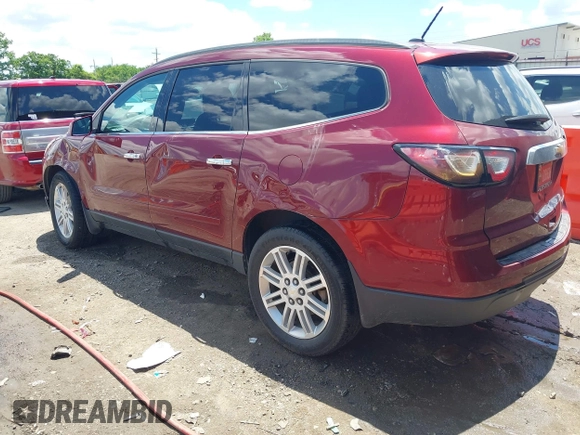 2015 Chevrolet Traverse LT with VIN 1GNKRGKD7FJ366703, listed as a IAAI auction lot 42397942 with 183,557 mi miles and . Bid and sale history available at DreamBid. Image 3.