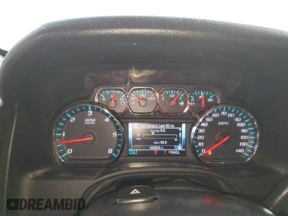 2019 Chevrolet Tahoe Premier with VIN 1GNSKCKJ9KR205249, listed as a Copart auction lot 41647065 with 46,854 mi miles and Salvage title. Bid and sale history available at DreamBid. Image 9.
