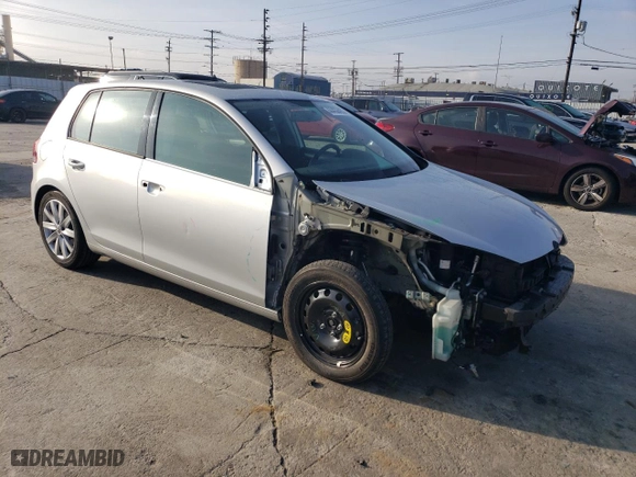 2011 Volkswagen Golf TDI with VIN WVWDM7AJ6BW242796, listed as a Copart auction lot 44456455 with 28,446 mi miles and Salvage Title. Bid and sale history available at carsss.com. Image 4.