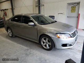 2013 Volkswagen Passat SE with VIN 1VWBP7A36DC035598, listed as a Copart auction lot 51588875 with 168,339 mi miles and Salvage Title. Bid and sale history available at carsss.com. Image 4.
