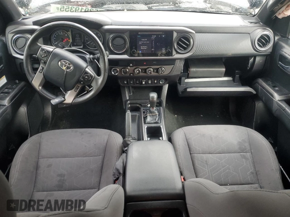 2019 Toyota Tacoma SR with VIN 3TMCZ5AN7KM237563, listed as a Copart auction lot 53919355 with 65,392 mi miles and Salvage title. Bid and sale history available at DreamBid. Image 8.