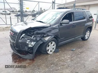 2015 GMC Terrain SLE with VIN 2GKALREK6F6259140, listed as a IAAI auction lot 42112902 with 129,404 mi miles. Bid and sale history available at carsss.com. Image 2.