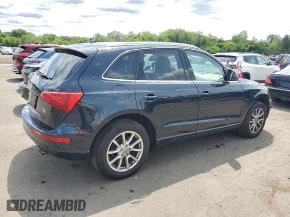 2012 Audi Q5 Premium with VIN WA1CFAFP9CA024974, listed as a Copart auction lot 58266445 with 119,749 mi miles and Salvage title. Bid and sale history available at DreamBid. Image 3.