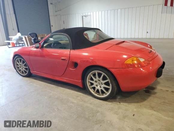 2000 Porsche Boxster with VIN WP0CA2983YU628198, listed as a Copart auction lot 64008695 with 162,417 mi miles and Clean title. Bid and sale history available at DreamBid. Image 2.