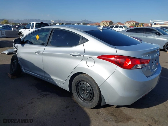 2012 Hyundai Elantra GLS with VIN KMHDH4AE6CU460641, listed as a IAAI auction lot 41926289 with 1 mi miles. Bid and sale history available at carsss.com. Image 3.