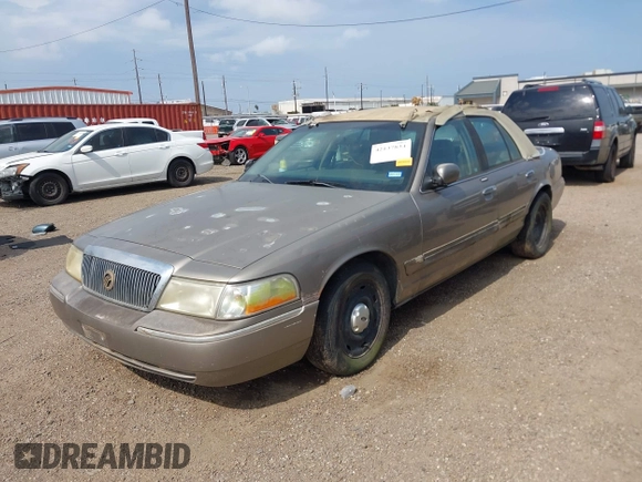 2003 Mercury Grand Marquis GS Convenience with VIN 2MEFM74W93X640458, listed as a IAAI auction lot 42137834 with 159,455 mi miles and . Bid and sale history available at DreamBid. Image 2.