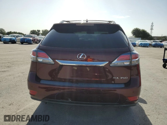 2014 Lexus RX 350 with VIN 2T2ZK1BAXEC135394, listed as a Copart auction lot 62964155 with 86,568 mi miles and Salvage title. Bid and sale history available at DreamBid. Image 6.