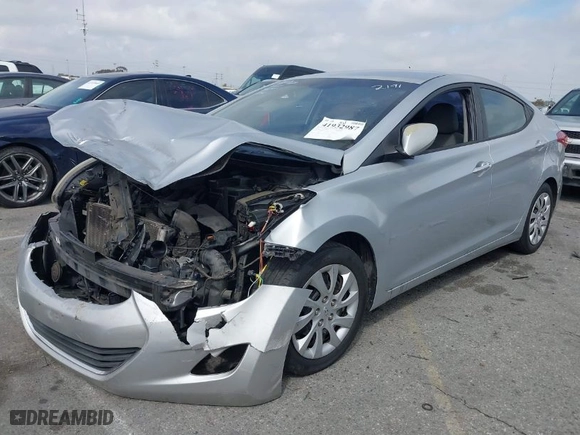 2011 Hyundai Elantra GLS PZEV with VIN 5NPDH4AE7BH022191, listed as a IAAI auction lot 41932987 with 187,381 mi miles. Bid and sale history available at carsss.com. Image 2.