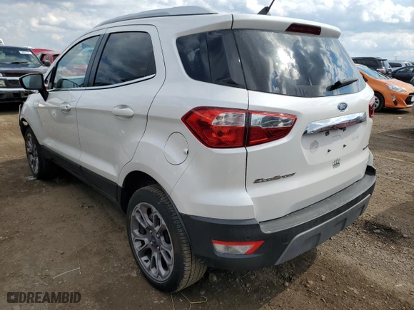 2019 Ford EcoSport Titanium with VIN MAJ6S3KL0KC300903, listed as a Copart auction lot 50315495 with 67,813 mi miles and Salvage Title. Bid and sale history available at carsss.com. Image 2.