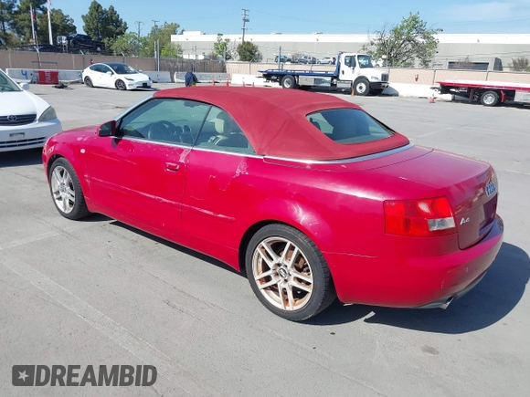2005 Audi A4 1.8T with VIN WAUAC48H75K007372, listed as a IAAI auction lot 42012101 with 85,789 mi miles. Bid and sale history available at carsss.com. Image 3.