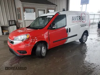 2022 Ram ProMaster City Cargo Tradesman with VIN ZFBHRFAB8N6Y12889, listed as a Copart auction lot 43399235 with Not Provided miles and Salvage Title. Bid and sale history available at DreamBid. Image 1.