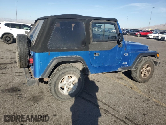 2003 Jeep Wrangler X z VIN 1J4FA39S33P320254, wystawiony jako Copart lot #52392525 z przebiegiem 206 325 mil mil oraz Szkoda całkowita • Salvage title. Historia ofert i sprzedaży dostępna na DreamBid. Obrazek 3.