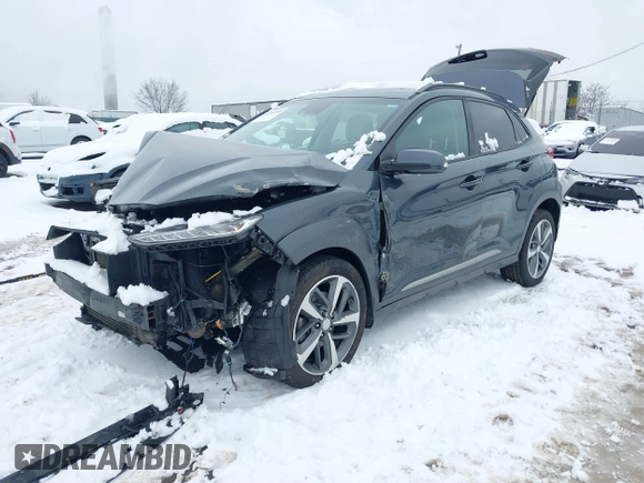 2019 Hyundai Kona Limited with VIN KM8K3CA5XKU382654, listed as a IAAI auction lot 41548709 with 82,089 mi miles. Bid and sale history available at carsss.com. Image 16.