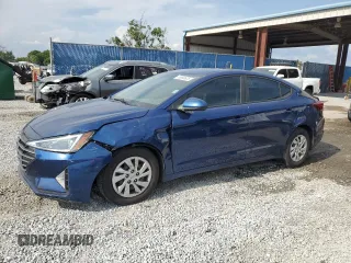 2019 Hyundai Elantra SE with VIN 5NPD74LF8KH497616, listed as a Copart auction lot 55968625 with 197,064 mi miles and Non Repairable. Bid and sale history available at DreamBid. Image 1.
