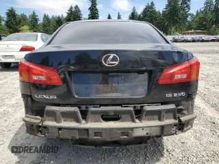 2006 Lexus IS 250 z VIN JTHBK262362012517, wystawiony jako Copart lot #60495945 z przebiegiem Nie podano mil oraz Szkoda całkowita • Salvage title. Historia ofert i sprzedaży dostępna na DreamBid. Obrazek 6.