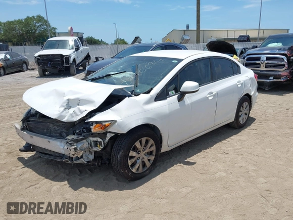 2012 Honda Civic LX z VIN 19XFB2F50CE022045, wystawiony jako IAAI lot #42380684 z przebiegiem 179 026 mil mil oraz . Historia ofert i sprzedaży dostępna na DreamBid. Obrazek 19.
