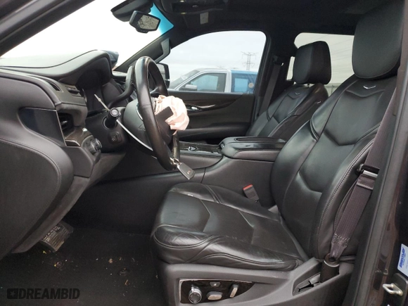 2016 Cadillac Escalade Platinum with VIN 1GYS4DKJ3GR354153, listed as a Copart auction lot 82494394 with 124,561 mi miles and Salvage Title. Bid and sale history available at carsss.com. Image 7.