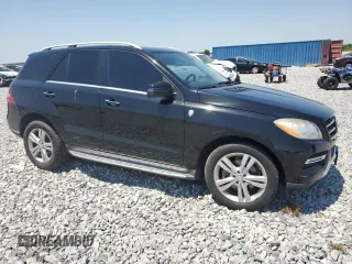 2015 Mercedes-Benz M ML 350 with VIN 4JGDA5HB9FA462301, listed as a Copart auction lot 53440005 with Not Provided miles and Salvage Title. Bid and sale history available at carsss.com. Image 4.