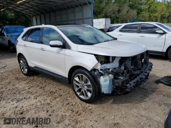 2015 Ford Edge Titanium z VIN 2FMPK3K85FBC05782, wystawiony jako Copart lot #56356595 z przebiegiem 165 202 mil mil oraz Szkoda całkowita • Salvage title. Historia ofert i sprzedaży dostępna na DreamBid. Obrazek 4.
