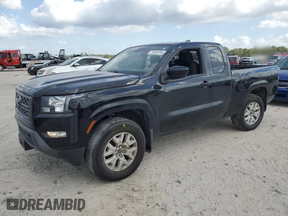 2022 Nissan Frontier SV with VIN 1N6ED1CM4NN682645, listed as a Copart auction lot 74834384 with 25,912 mi miles and Salvage title. Bid and sale history available at DreamBid. Image 1.