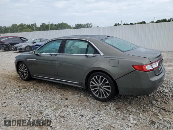 2017 Lincoln Continental Select with VIN 1LN6L9SK7H5603283, listed as a Copart auction lot 63878464 with 110,289 mi miles and Salvage Title. Bid and sale history available at carsss.com. Image 2.