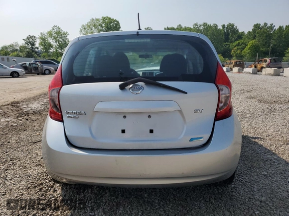 2014 Nissan Note S Plus with VIN 3N1CE2CP0EL401855, listed as a Copart auction lot 60452585 with 132,416 mi miles and Non repairable. Bid and sale history available at DreamBid. Image 6.